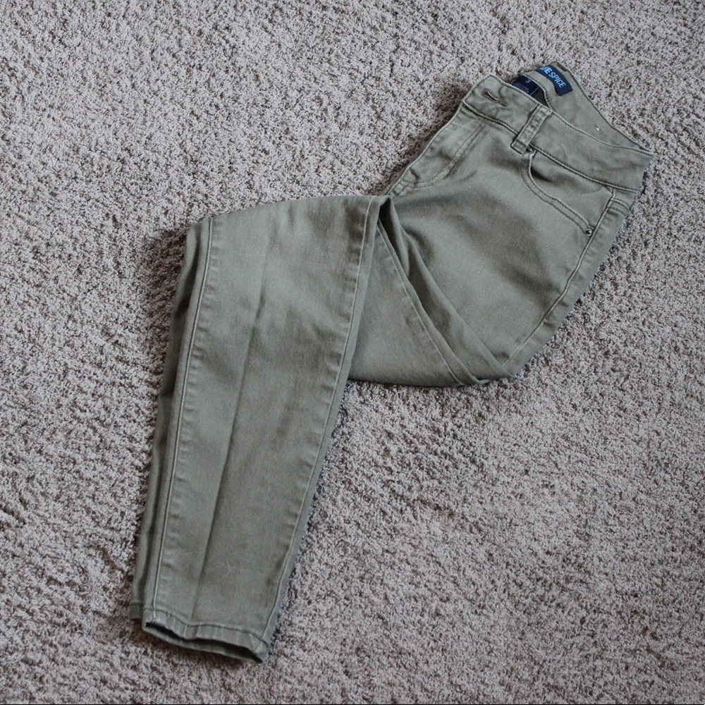 BLUESPICE Green Denim Jeans